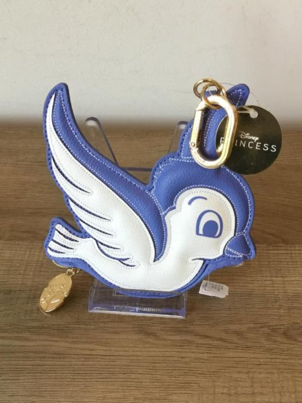 Bath and Body Works Disney Princess Coin Purse Bag Charm Key Ring with Gold Clip